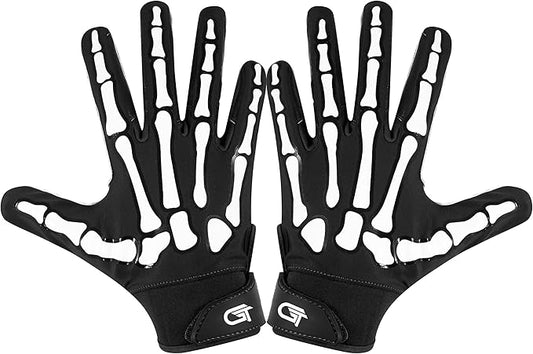 Glorious Traders Adult & Youth Football Gloves - Ultimate Performance Booster with Super Sticky Grip