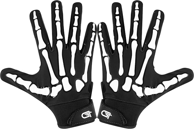 Glorious Traders Adult & Youth Football Gloves - Ultimate Performance Booster with Super Sticky Grip