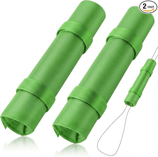 Hiboom 2 Pcs Paddle Float Kayak Paddle Accessory Adjustable Oxford Cloth Paddleboard Stand Up Accessory High Density Foam with Hook and Loop Closure Flotation Kayaks Canoe Paddles