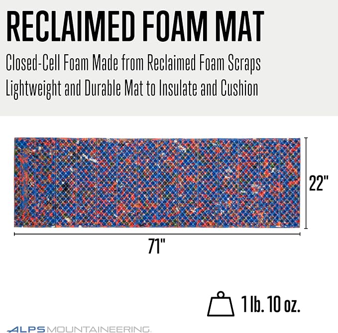 ALPS Mountaineering Reclaimed Foldable Foam Mat or Seat