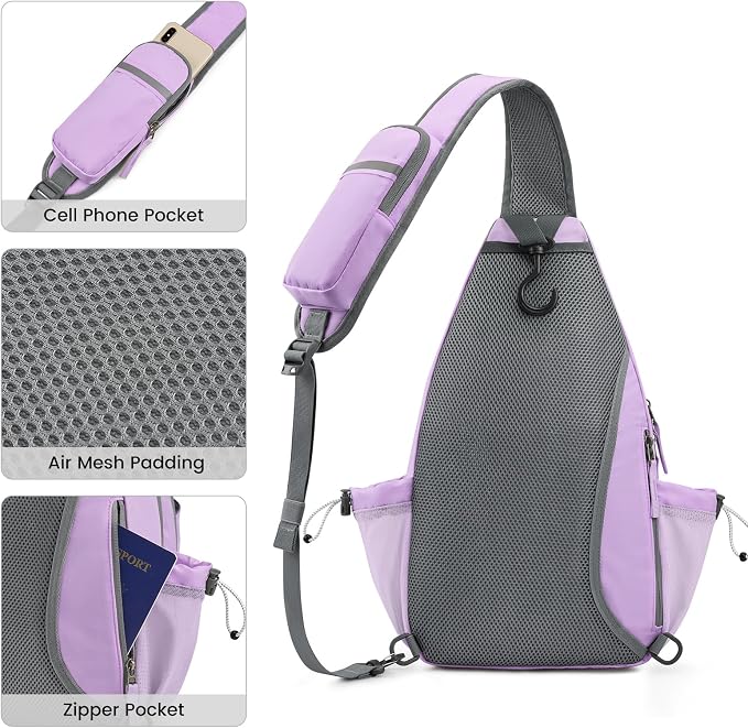 G4Free Pickleball Sling Bag for Women - Lightweight Crossbody Sports Bag