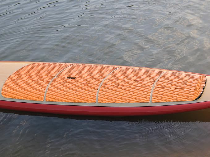 Abahub 12 Piece Surf SUP Deck Traction Pad Premium EVA with Tail Kicker for Paddleboard Longboard Surfboard Black/Blue/Gray/Navy Blue/Orange/White