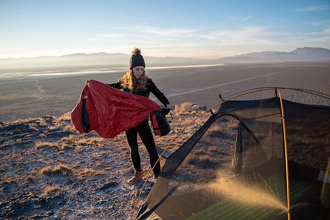 Teton LEEF Lightweight Mummy Sleeping Bag for Camping, Hiking, Backpacking; Cold Weather Option, Compression Sack Included