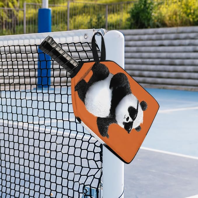 Stripe Design Pickleball Paddle Cover - Protective Polyester Sleeve for Paddles