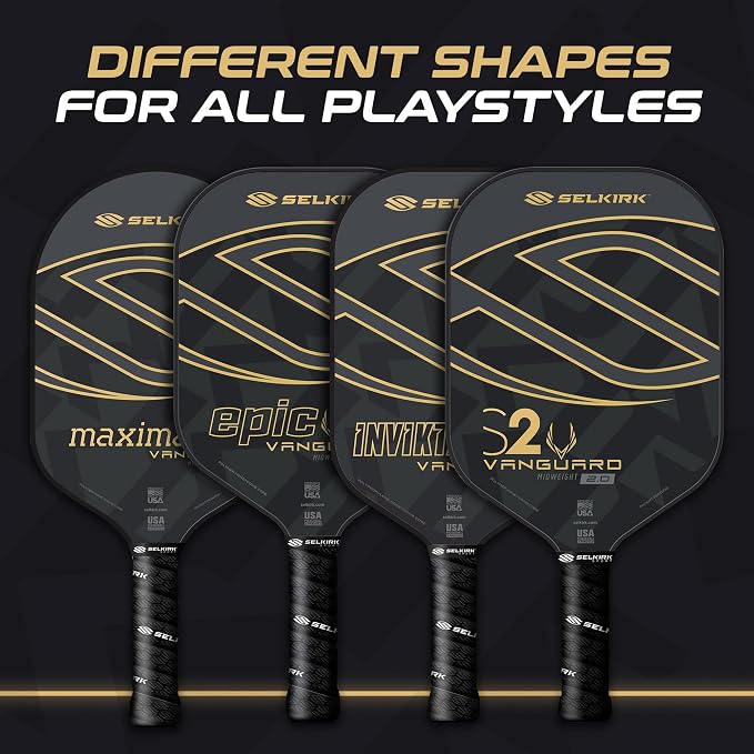 Selkirk Sport Vanguard Hybrid Pickleball Paddle | Carbon Fiber Pickleball Paddle with a Polypropylene X5 Core | Pickleball Rackets