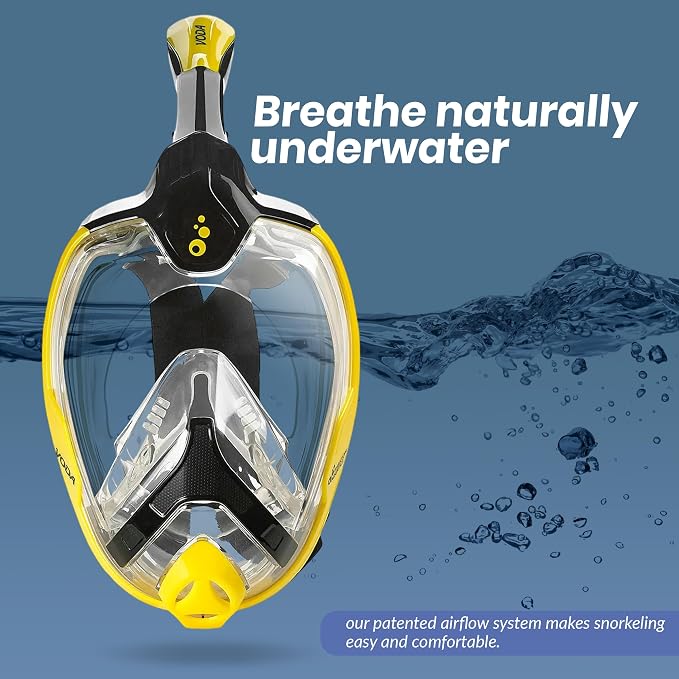 Phantom Aquatics Voda Full Face Snorkel Mask