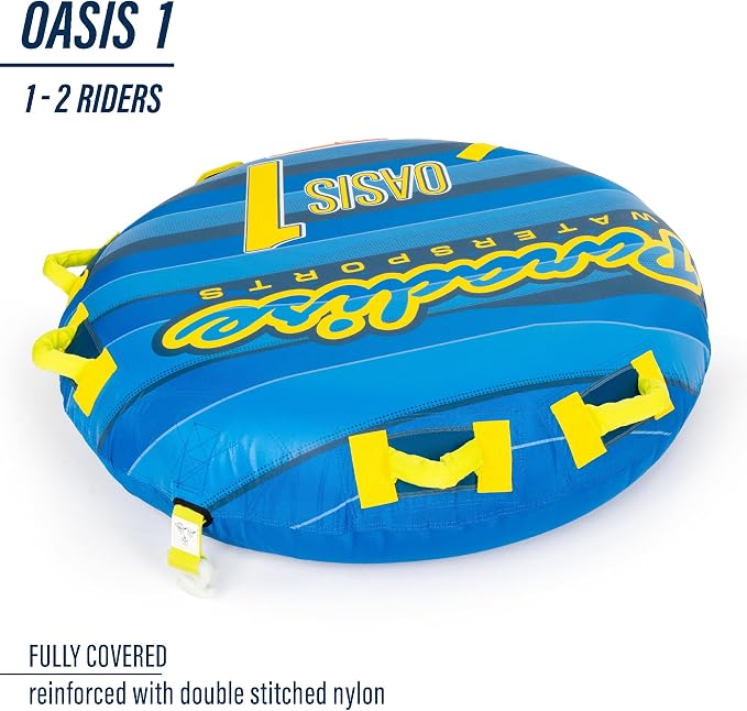 Paradise Water Sports - Oasis Towable Tube for Boating - 1 and1-3 Riders