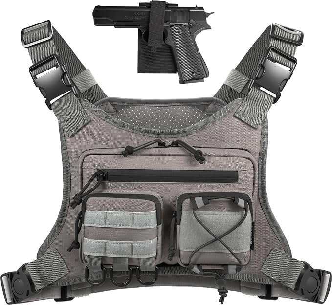 Sports Chest Holster Bag EDC Pouch Bag IFAK Chest Pack for Running