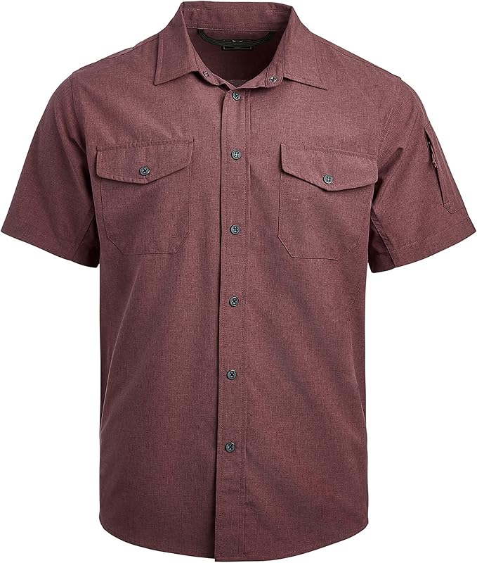 Vertx Recce Technical Short Sleeve Tactical Shirts for Men, CCW, EDC Shirt Outdoor, Overlanding, Hiking, Adventure