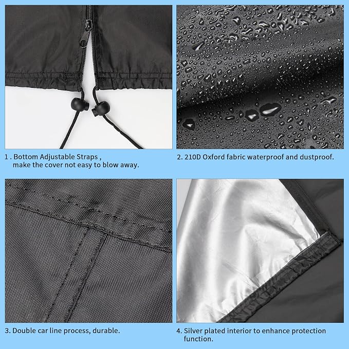 Treadmill Cover, Folding Treadmill Covers Waterproof for Foldable Running Machine Indoor Outdoor