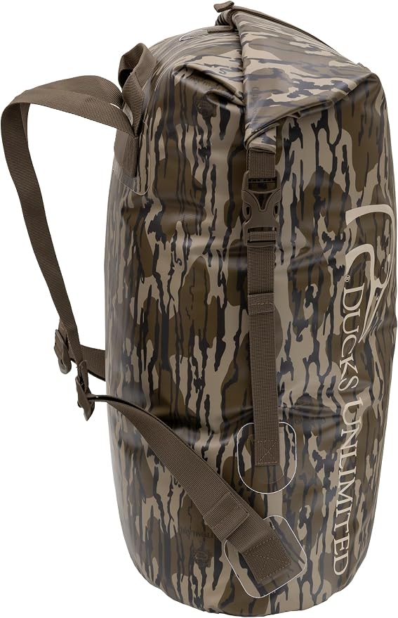 ALPS OutdoorZ Ducks Unlimited Guardian Backpack Dry Bag, 50L, Mossy Oak Original Bottomland