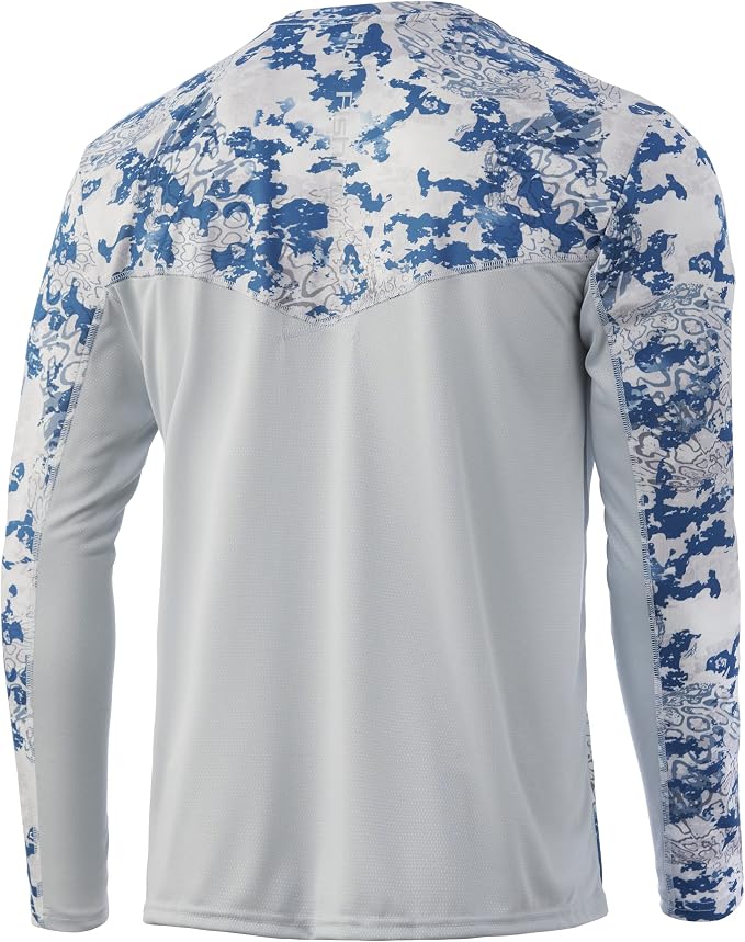 HUK Men's Icon X Long Sleeve Shirt, Performance Fishing Shirt