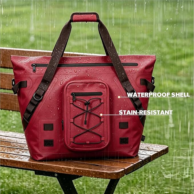 MORXPLOR Insulated Fish Cooler Kill Bag with Flat Bottom-26x18 31x14 40x16 50x18 60x20 70x25 Inches Waterproof Fishing Tackle Kill Cooler Bag
