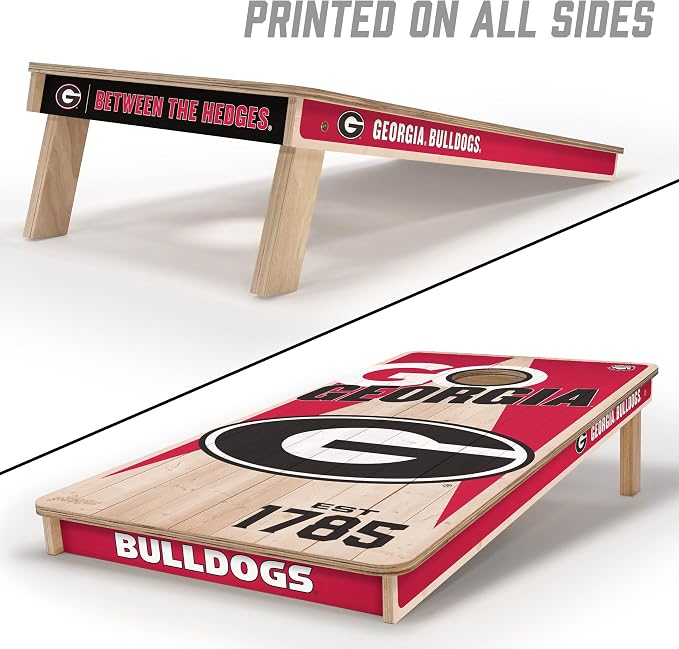 YouTheFan NCAA 2’ x 4’ Professional Wood Cornhole Game