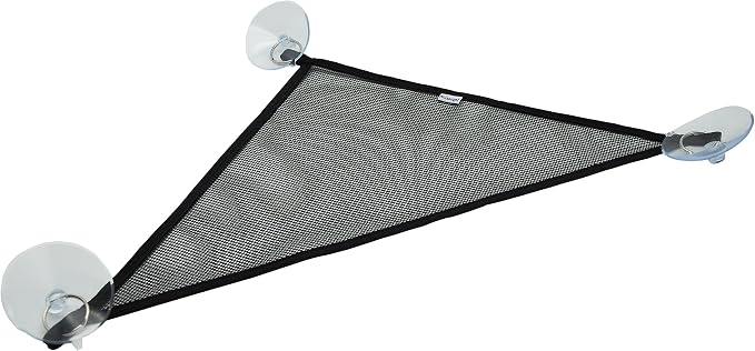 Niteangel 2 Packs Breathable Mesh Reptile Hammock (Triangle 13'' x 13'' x 19'', Black)