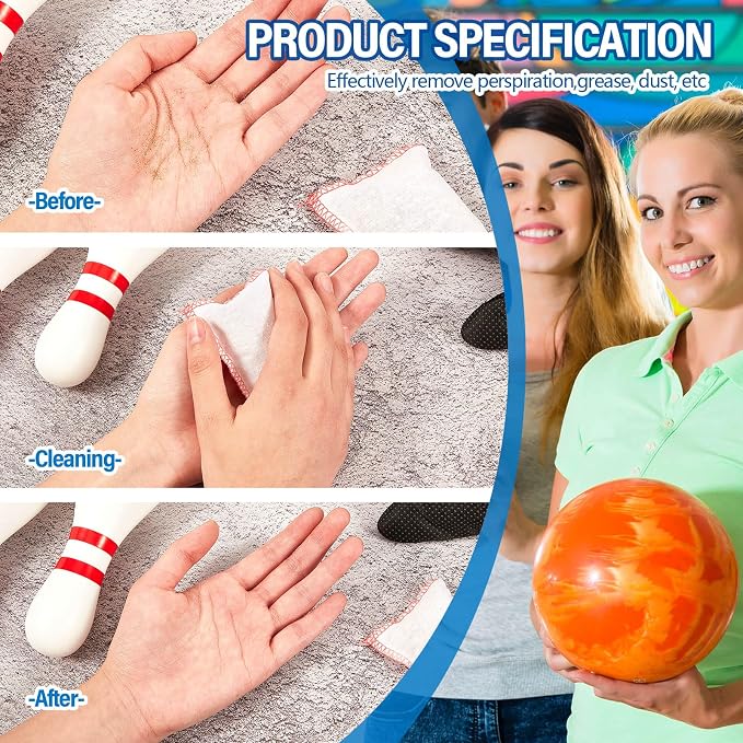 Simgoing Bowling Rosin Grip Bag Bowling Accessories Kit Grip Sack Powder Bag for Drying Hand for Golf Tennis Lifting Rock Climbing Gymnastics