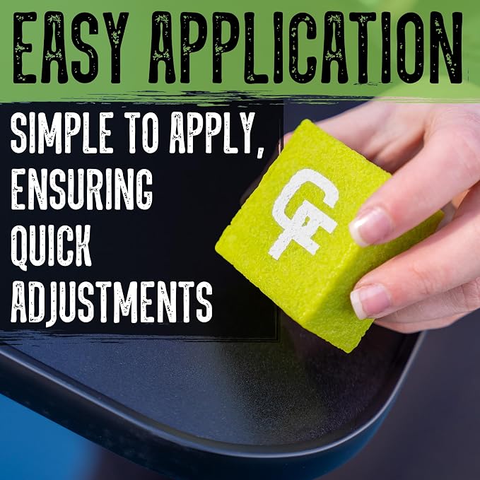 Gradient Fitness Pickleball Paddle Eraser, Pickle Ball Racket Natural Cleaner, Efficiently Removes Ball Residue, Dust, Dirt, & Minor Scrapes/Scratches, Increases Grit