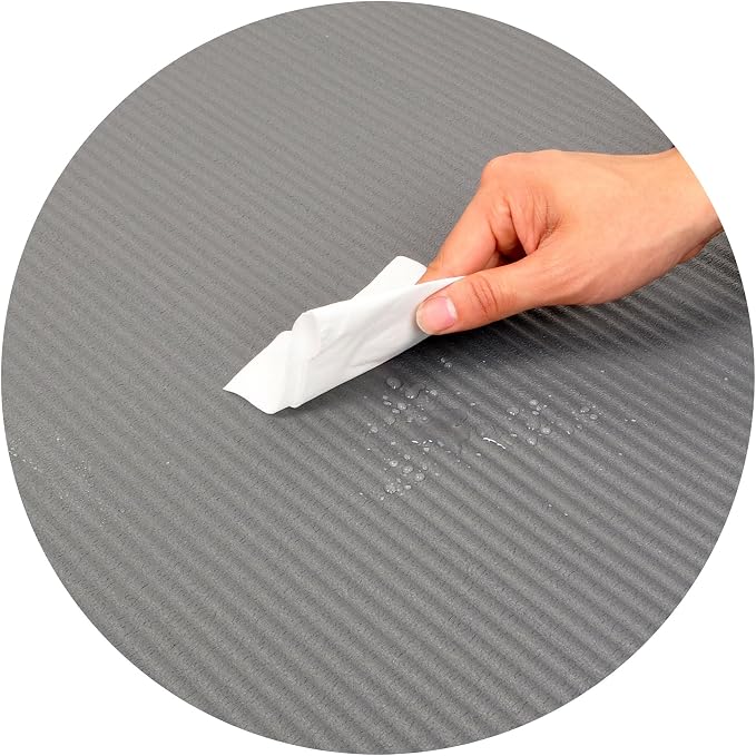 Signature Fitness Extra Thick High-Density Foam Yoga Mat – Multiple Thicknesses (1/2" & 1") / Multiple Colors – Double-Sided Non-Slip Surface – with Carrying Strap for Pilates, Yoga & Home Workouts