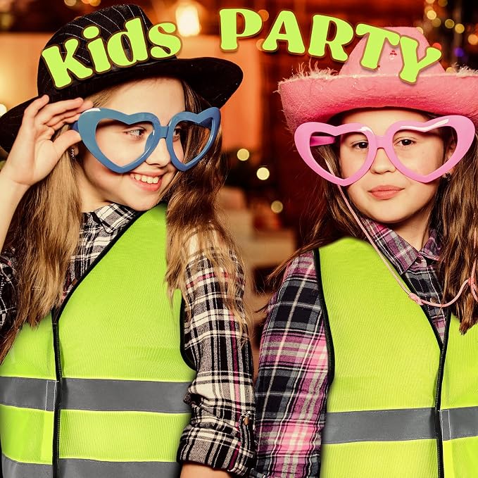 Zhanmai 30 Pcs Kids Safety Vest Bulk High Visibility Reflective Construction Vest with Strips Neon for Traffic Child Outdoor (Yellow)