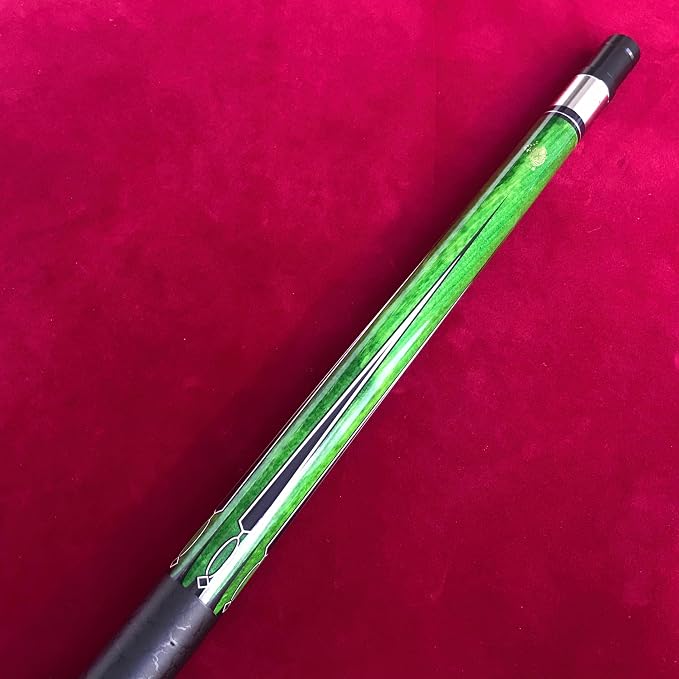 Tai ba cues Pool Cue Stick, 13mm Tip, 58", Hardwood Canadian Maple Professional Billiard Stick 19,20,21 Oz (Selectable)-Blue, Red, Green Pool Cue Stick