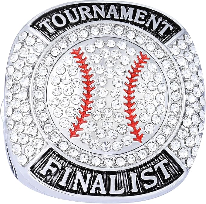 Size 7-14 Softball Baseball Championship Rings Basebll Ring Trophy Sport Ball Award Gift Winner Tournament Team