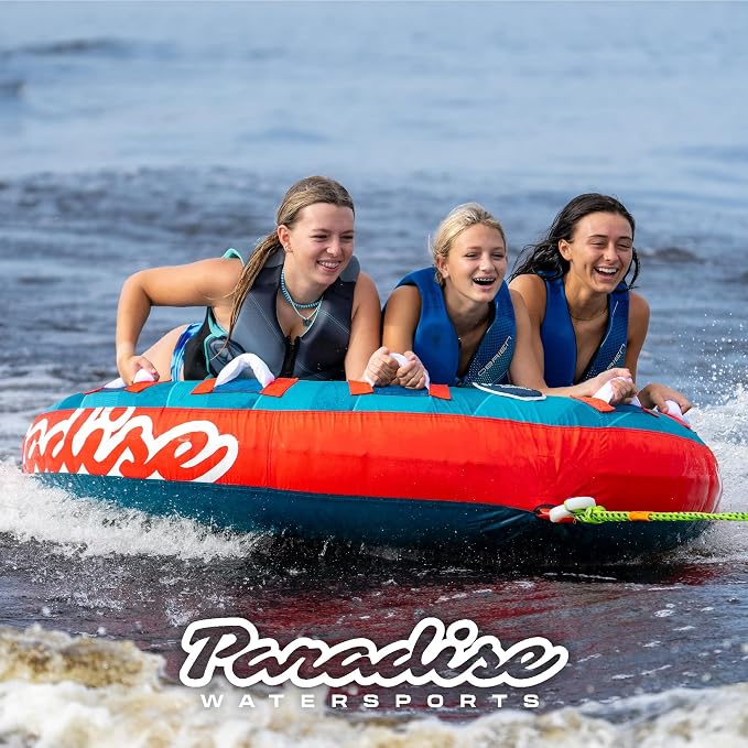 Paradise Water Sports - Oasis Towable Tube for Boating - 1 and1-3 Riders