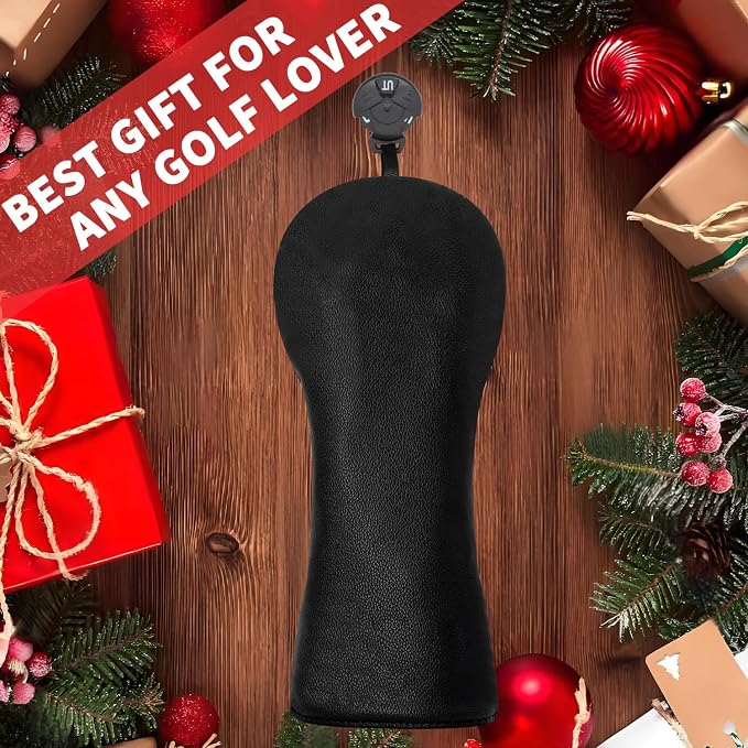 Golf Accessories Golf Club Covers for Driver, Fairway, Hybrids - Golf Driver Headcover/Golf Fairway Wood Head Cover/Hybrid Headcover for Men/Women Golfer
