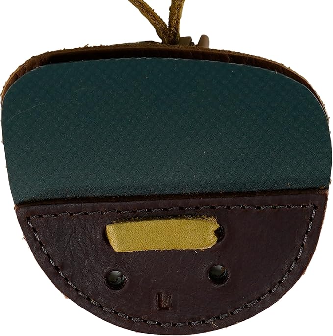 Hornet 3-Under Duratab – Handmade USA Leather Finger Tab for Traditional Archery (Bison & Elk) - Available in Medium or Large Sizes – Right or Left Hand Options