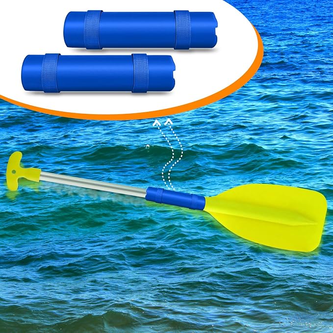 Deekin 2/4 Pack Paddle Float for Flotation Kayak Canoe Surf Paddleboarding Gifts - Prevent Paddle Sinking in Water
