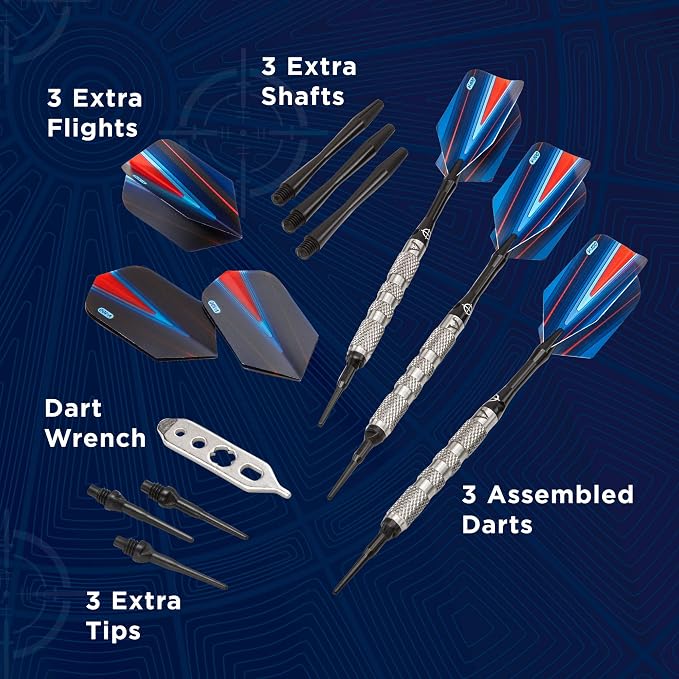 Viper Sidewinder 80% Tungsten Soft Tip Darts, 18 Grams