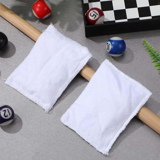 Toddmomy Talc Powder Bag for Billiards, Talcum Powder Bag for Billiard Pool Dry Hands and Improved Cue Control