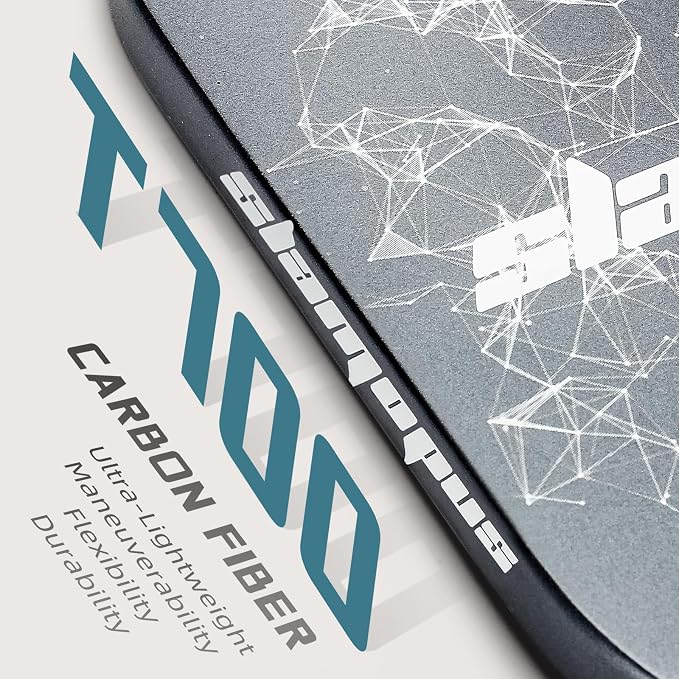 Pro Pickleball Paddle| T700 Carbon Fiber Pickleball Paddles with 16mm Polymer Honeycomb Core & Overgrips| Premium Pickle Ball Racket Enhanced Control & Spin & Power| USAPA Approved