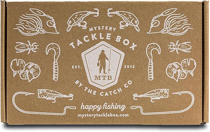 Catch Co Mystery Tackle Box Freshwater Largemouth and Smallmouth Bass Lures Fishing Kit