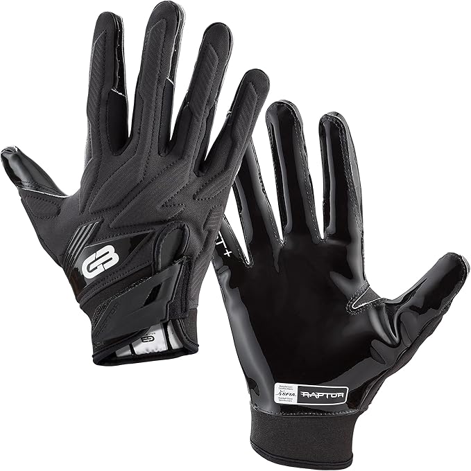 Grip Boost Football Gloves Raptor 2.0 Padded Men's Lineman Gloves with Boost Plus Grip Technology