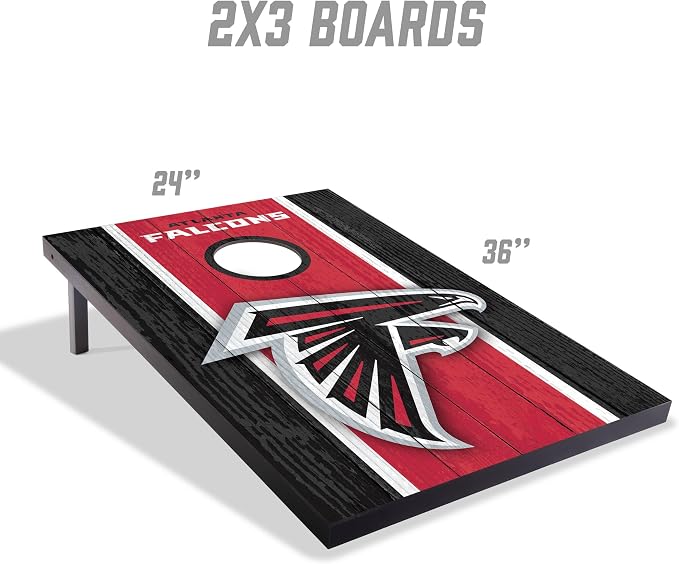YouTheFan NFL 2' x 3' Portable Cornhole Game with Logo Bags