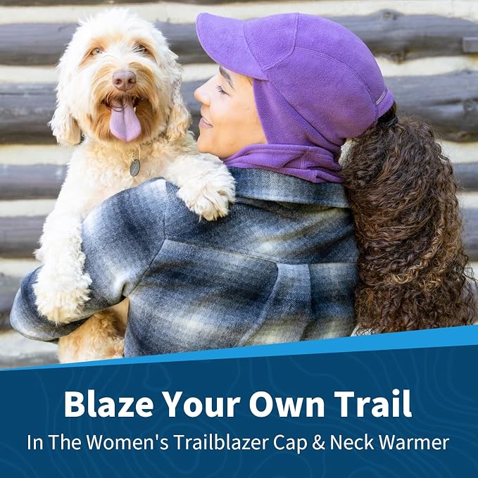 TrailHeads Micro Fleece Neck Warmer and Ponytail Cap