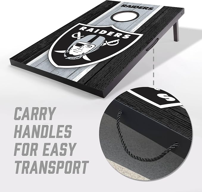 YouTheFan NFL 2' x 3' Portable Cornhole Game with Logo Bags