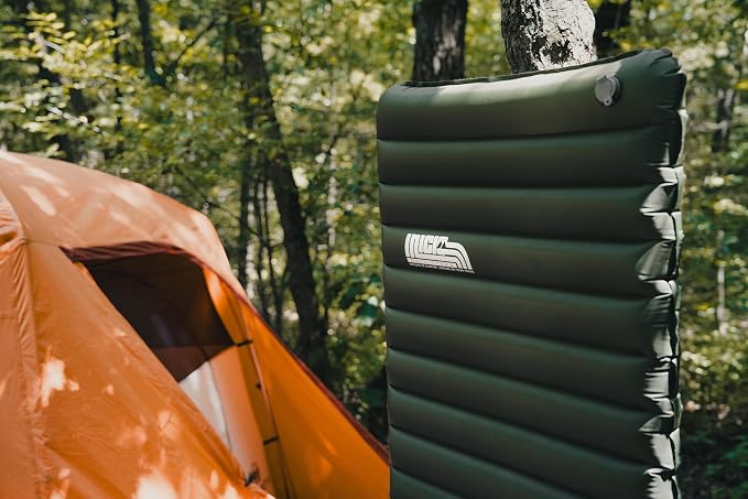 Ultralight Camping Sleeping Pad, Sleeping Mat for Backpacking, Rugged Camping Mat, Inflatable Mattress, Inflation Pump Sack & Repair Kit Included