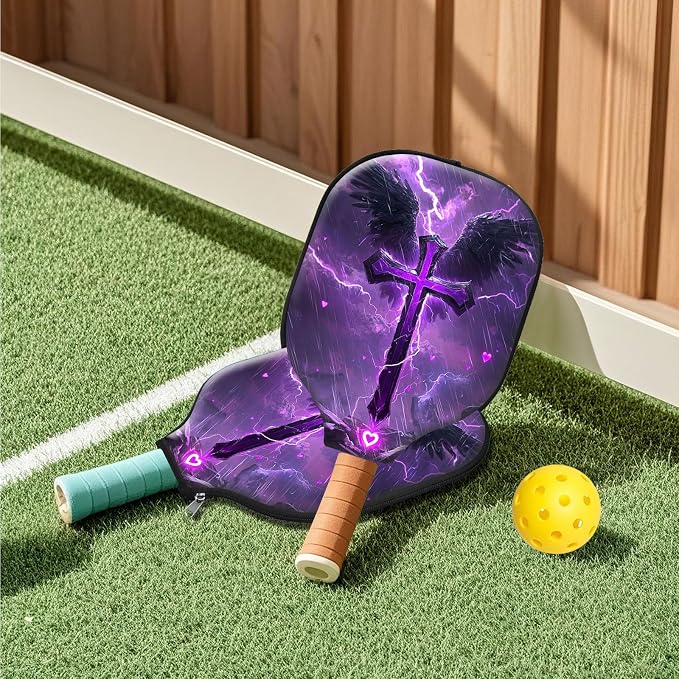 Pickleball Paddle Cover- Premium Water-Resistant Racket Sleeves with Reinforced Zippers, Universal Fit for USAPA Standard Paddles, Extra Padding Protection 6