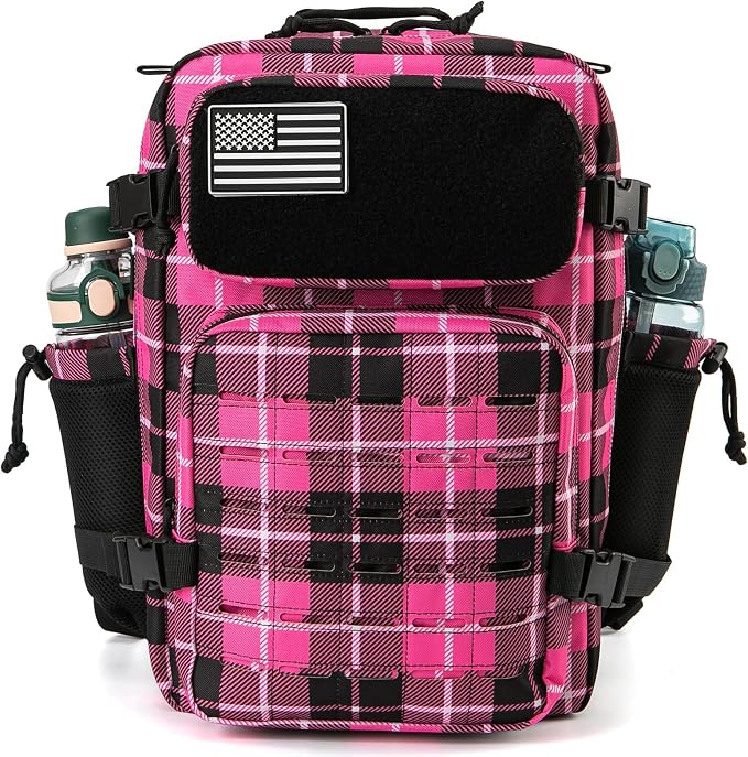 QT&QY 25L/45L Military Tactical Backpack For Men Molle Daypack 3 Day Bug Out Bag Hiking Rucksack With Bottle Holder