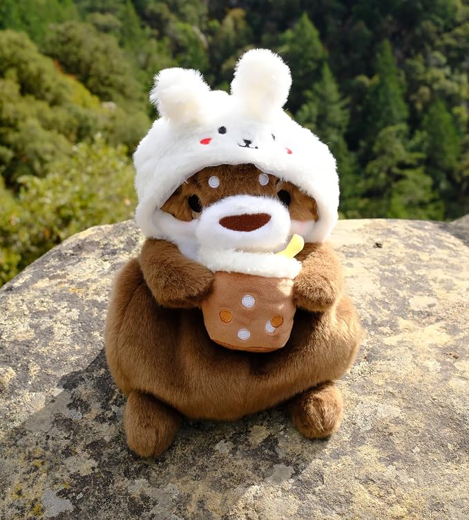 Rock Climbing Chalk Bag – Cute Plush Chalk Bag for Bouldering, Gym, Indoor & Outdoor Climbing – Drawstring Closure, Adjustable Waist Belt – Fun Character Design for Climbers