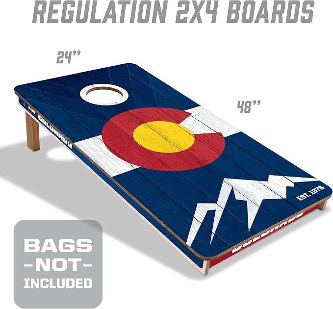 YouTheFan 2' x 4' Professional Wood Cornhole Game