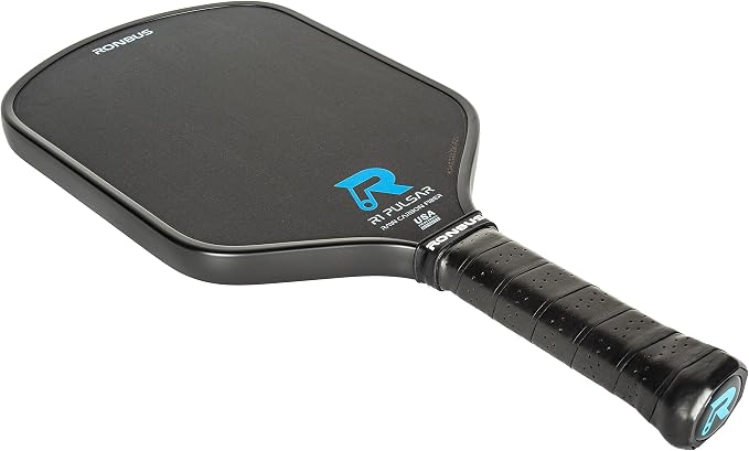 Ronbus R1/R3 Pulsar Thermoformed Raw Toray T700 Carbon Fiber Pickleball Paddle with 16 mm Polypropylene Honeycomb Core