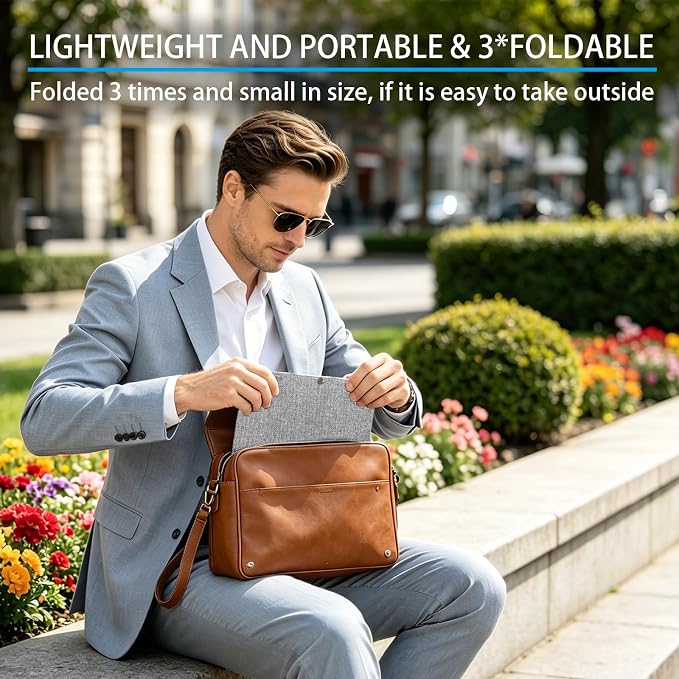20W Portable Foldable Solar Panel, 3-Fold Solar Charger with USB QC3.0 & DC Outputs, lPx4 Waterproof Solar Panel Charger for Camping, Hiking, Portable Source, Emergency Power Outage
