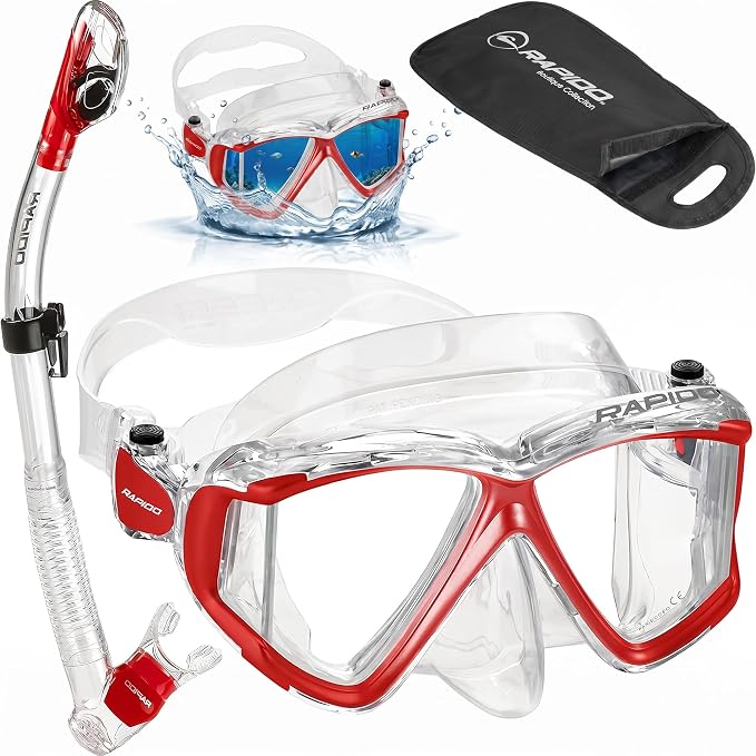 Rapido Panto-180 Four Lens Mask and Snorkel Combo