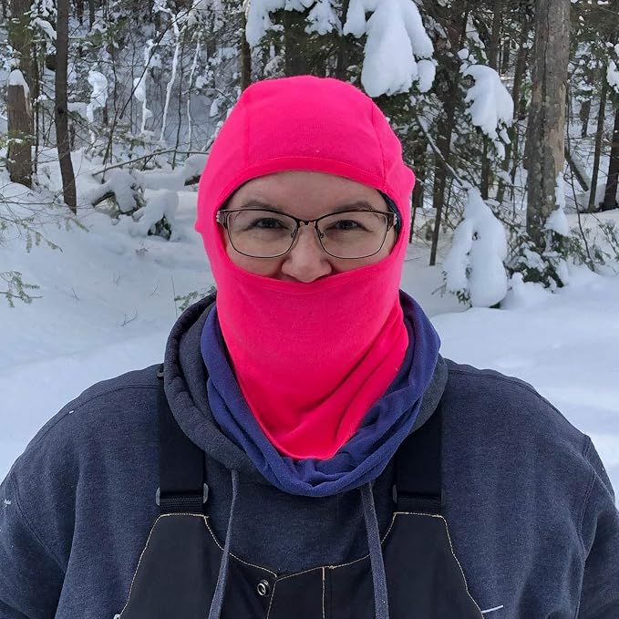 100% Merino Wool Balaclava - Winter Ski Mask - Face Mask - Cold Weather Gear