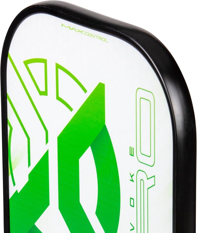 Onix Evoke Pro Composite Face Incredible Touch Maximum Control and Spin Pickleball Paddle – Polypropylene Honeycomb Core with Protective Edge Guard Widebody Shape