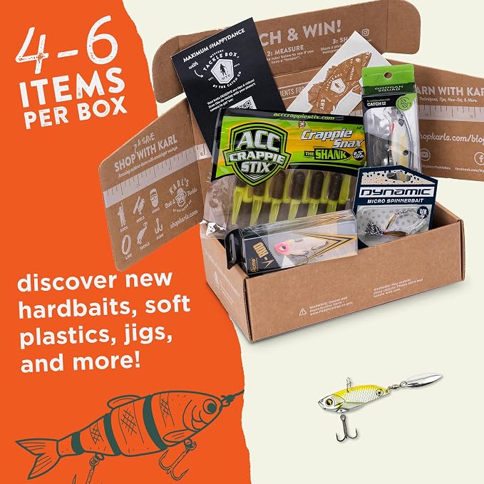 Catch Co Mystery Tackle Box Panfish & Trout Fishing Kit | Panfish, Trout, Perch, Sunfish, Bluegill, Fishing Gift, Fishing Gifts for Men, Lures, Baits
