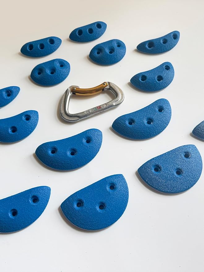 14 Screw On Crimp Rock Climbing Holds Advanced Climbing Holds Home Climbing Wall Bouldering Gym Holds Eco Friendly Dual Textured Crimps for Finger Strength