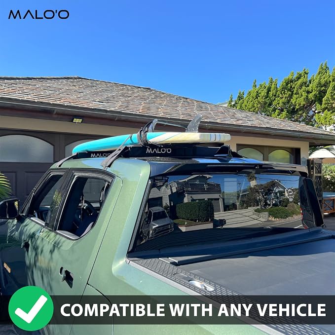 Malo’o Universal 32” Soft Roof Rack Pads for Surfboards/SUP/Kayaks/Canoes